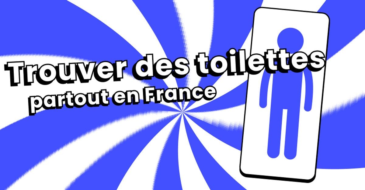 Application mobile pour trouver des toilettes publiques en France